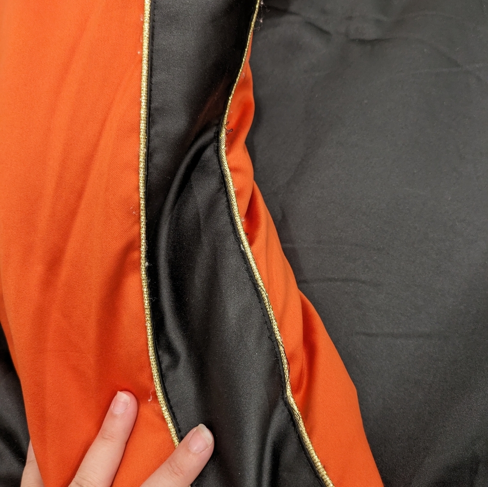 mnml Orange & Black Souvenir Jacket Size Large - Picture 7 of 7